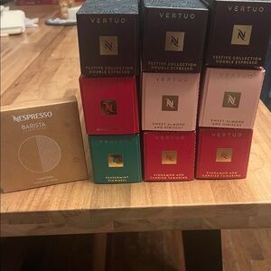 9x 🎄Christmas in Spring 🎄Nespresso Vertuo Festive Pods + Coasters